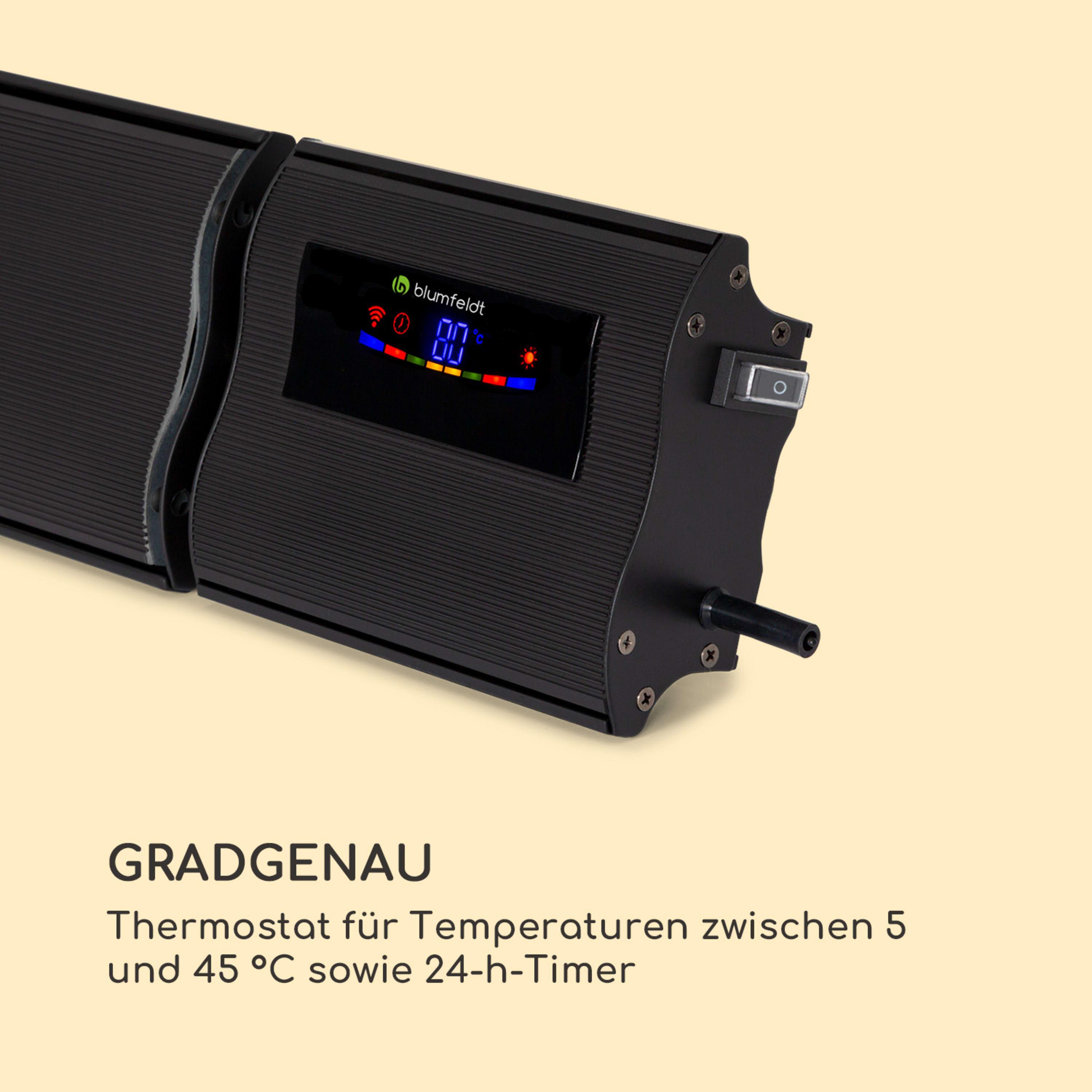 Інфрачервоний обігрівач Blumfeldt Cosmic Beam Smart 24 (10035258) - фото 2 Інфрачервоний обігрівач Blumfeldt Cosmic Beam Smart 24 (10035258) - фото 2