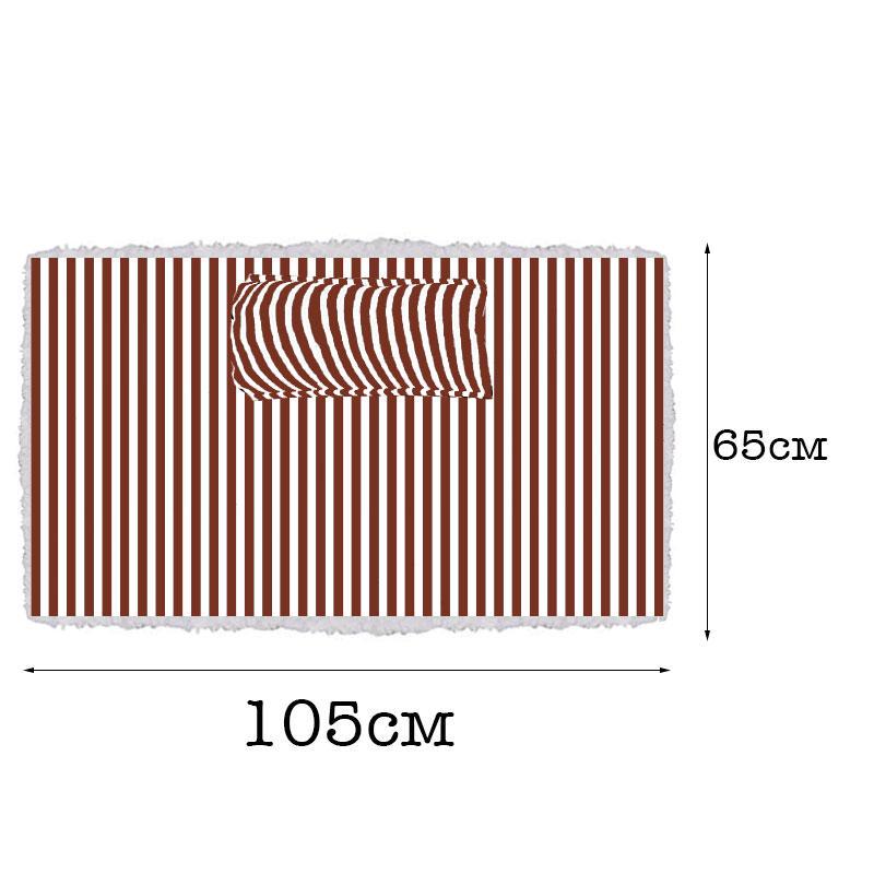 Плед-шаль ковдра Lesko 105x65 см Brown з підігрівом usb від повербанка - фото 10