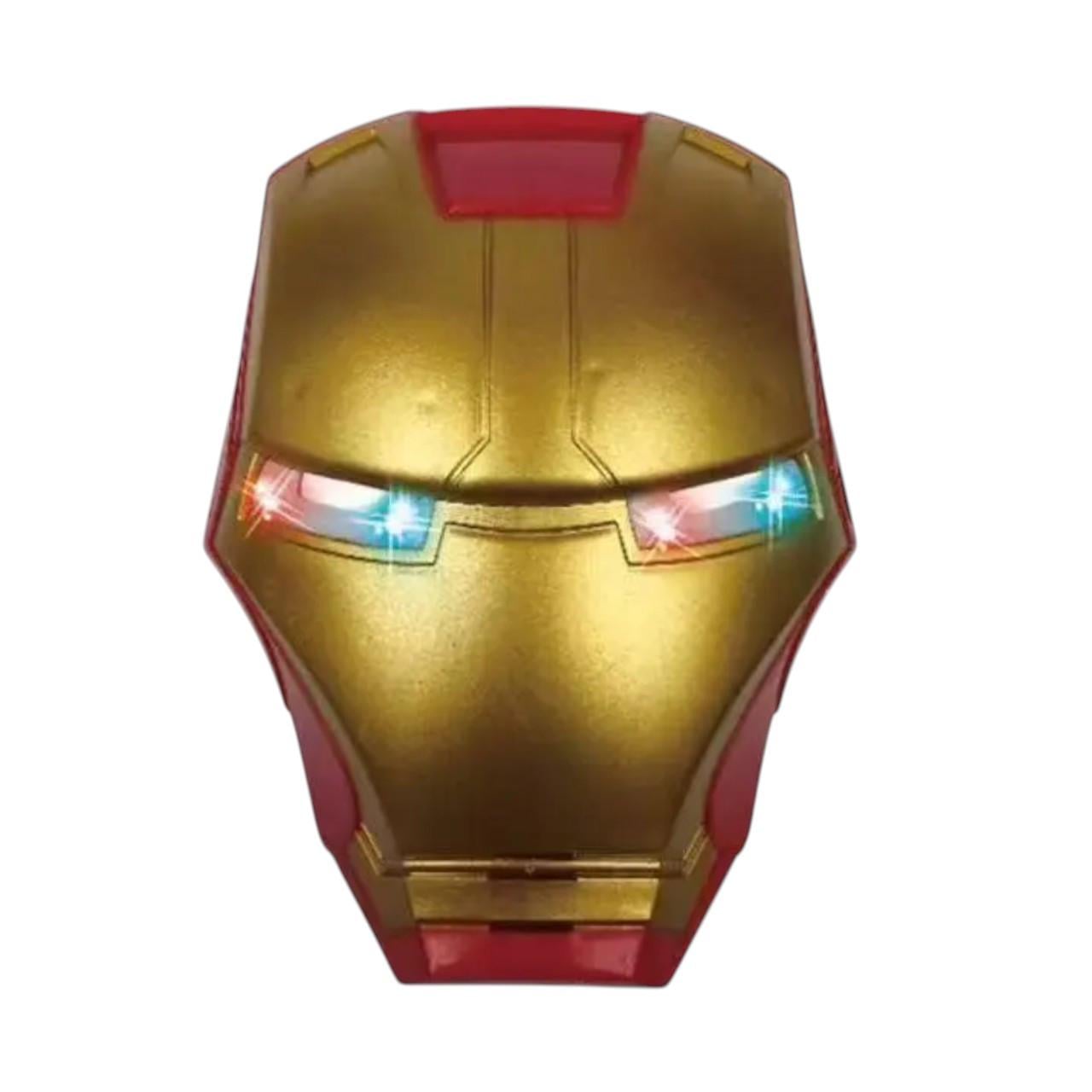 Карнавальная маска Железный человек со световым эффектом 21 см (1000-ZB-1761)