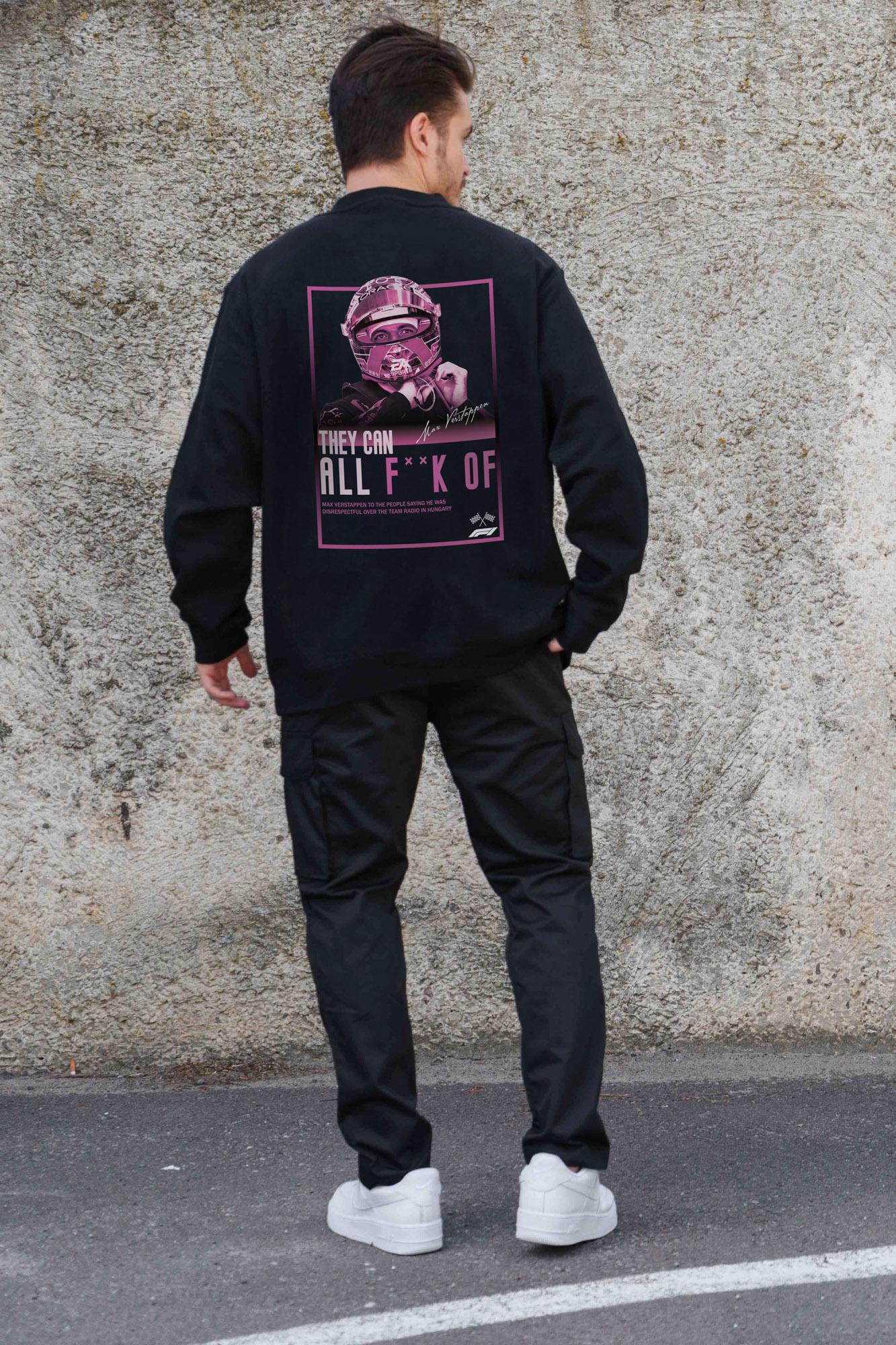 Світшот оверсайз з принтом Without Verstappen 2XL/3XL Black (2XL/3XL8055670) - фото 2 Світшот оверсайз з принтом Without Verstappen 2XL/3XL Black (2XL/3XL8055670) - фото 2