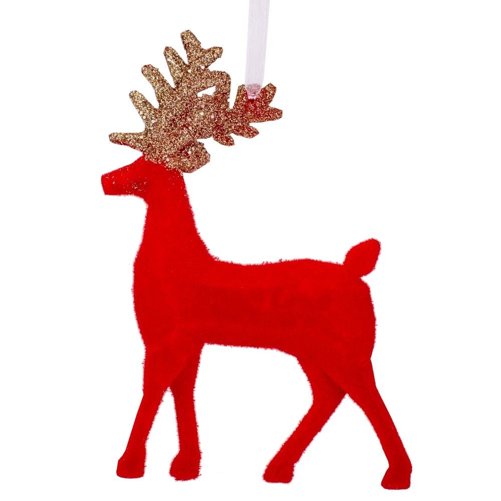 Игрушка на елку Elisey Изысканный олень 15 см Красный (NH-106-K-39)