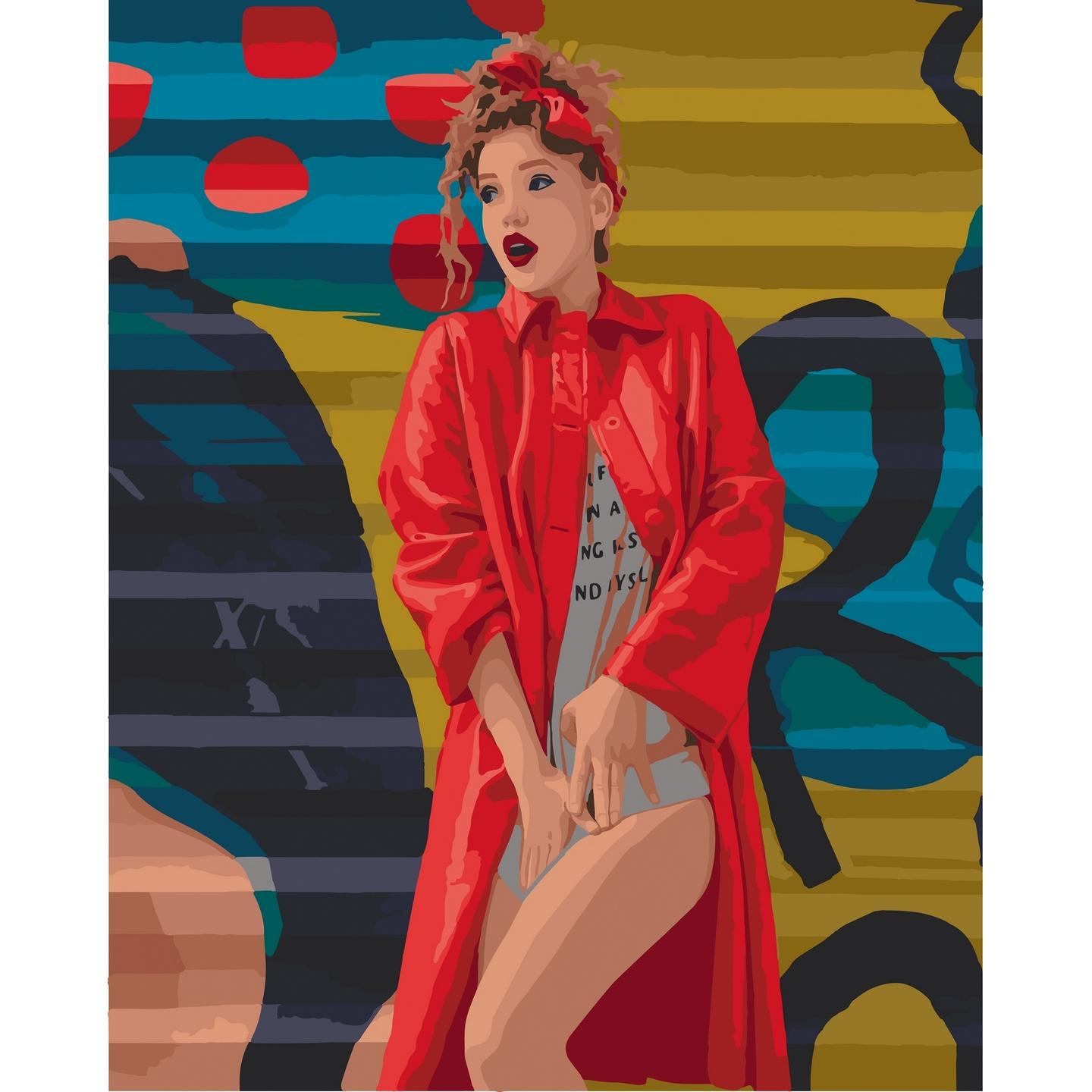 Картина по номерам Ideyka Retro look 40x50 см Разноцветный (PM-194-K-308)