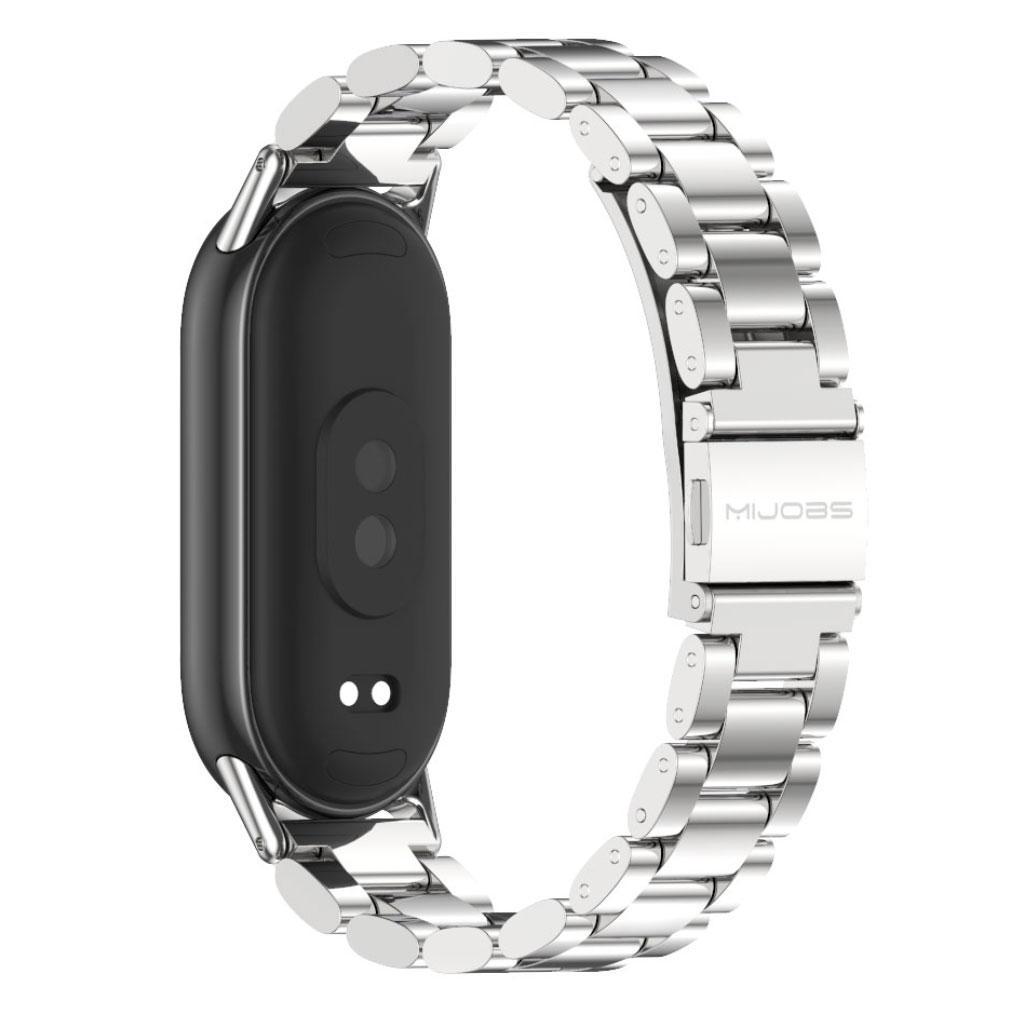 Ремінець металевий Mijobs для фітнес браслета Xiaomi Smart Band 9 Silver (2388016969) - фото 3