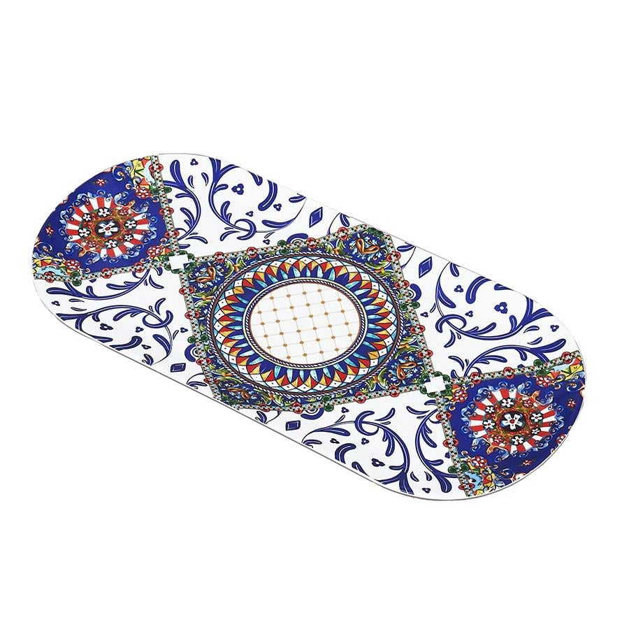 Блюдо овальне Henriette Trinacria 43x20,5 см (D17470)