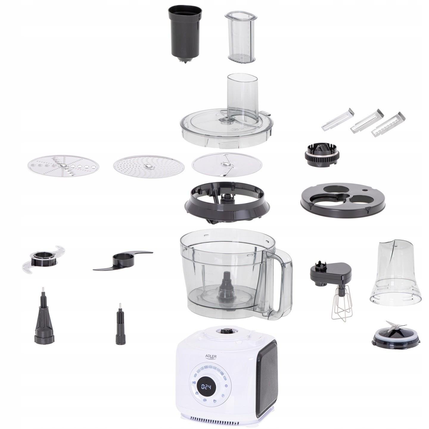 Кухонний комбайн Adler AD 4224 2000 Вт - фото 2