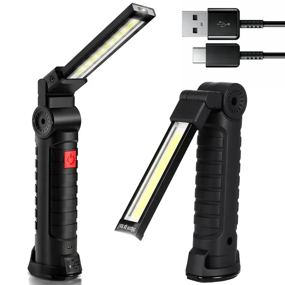 Ліхтарик складаний на магніті 5 режимів від USB COB (234581591) - фото 7 Ліхтарик складаний на магніті 5 режимів від USB COB (234581591) - фото 7