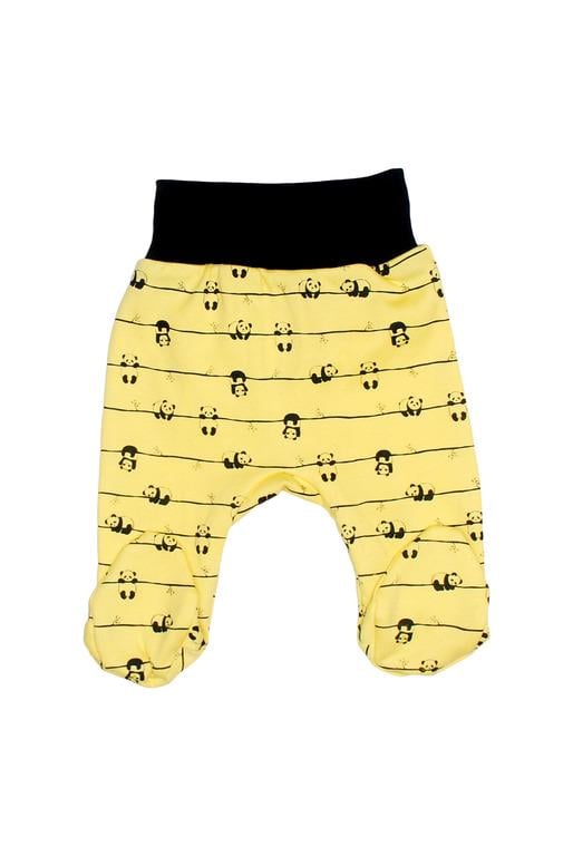 Ползунки детские Панда 56 см Желтый (1765-56)