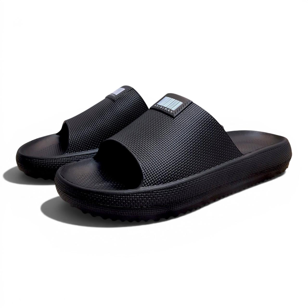 Шльопанці чоловічі Progress р. 45 29 см Чорний (3003708996)