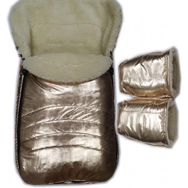 Конверт для новорожденных зимний и варежки Baby Золотой (13450205) Конверт для новорожденных зимний и варежки Baby Золотой (13450205)