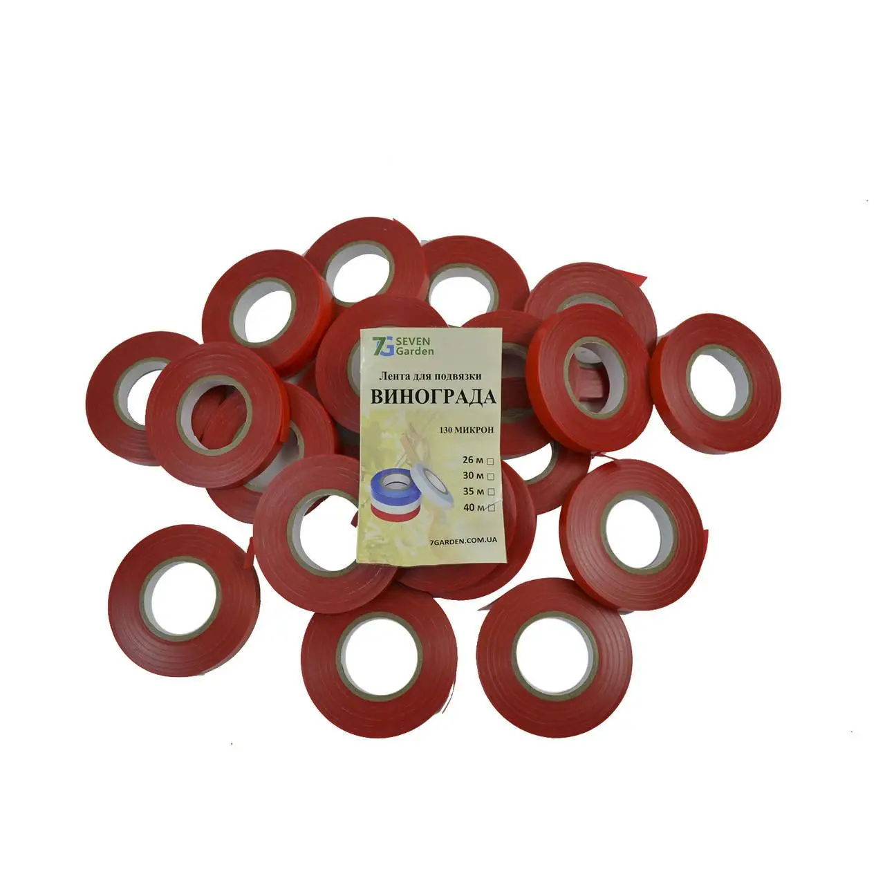 Стрічка для степлера підв'язки рослин 11 мм x 40 м 130 мікрон 500 Червоний (23936326) - фото 4 Стрічка для степлера підв'язки рослин 11 мм x 40 м 130 мікрон 500 Червоний (23936326) - фото 4