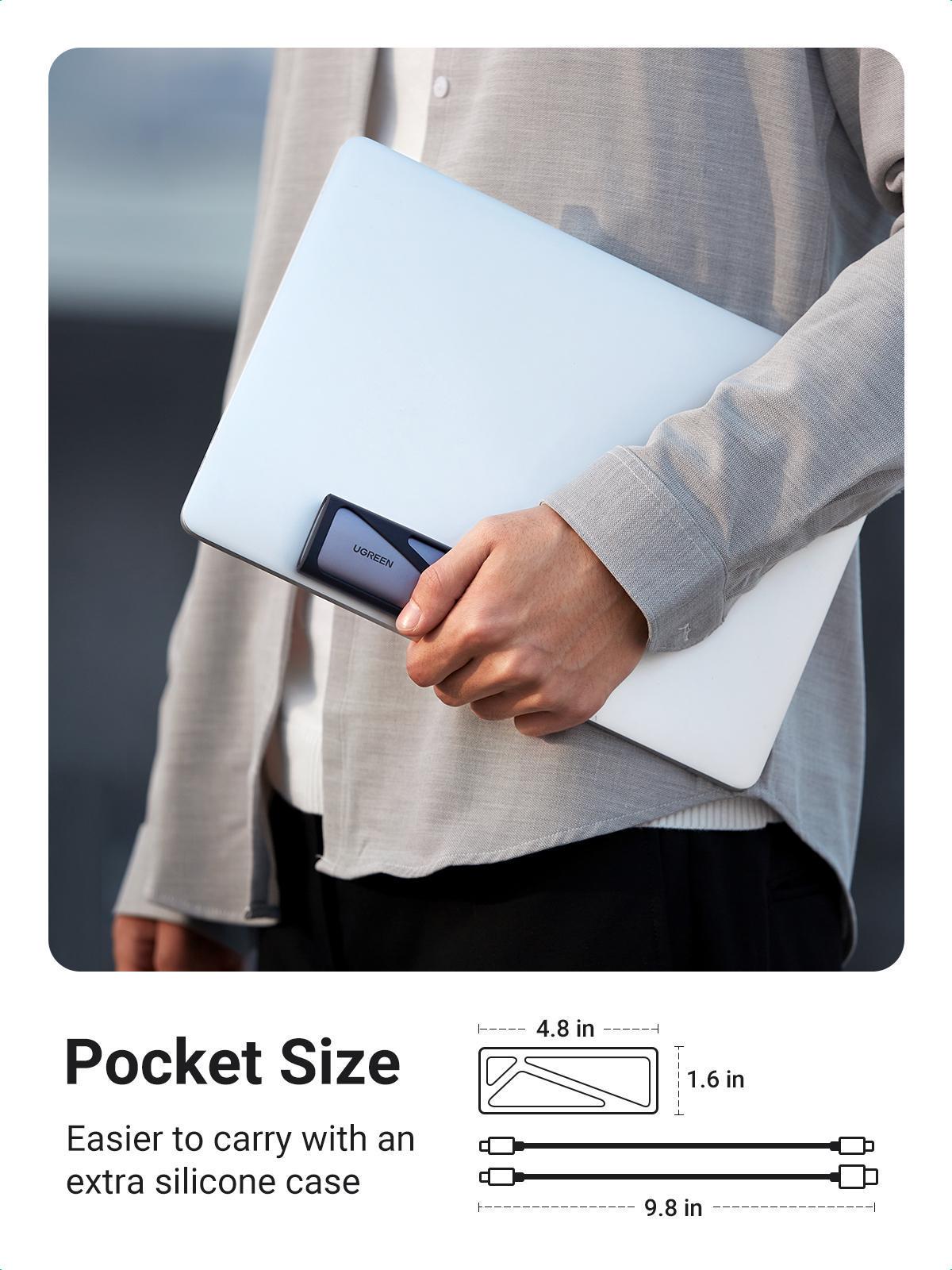 Корпус UGREEN для M.2 NVME та SATA SSD дисків 10 Гбіт/с з кабелями M та B&M 2280/2230/ 2242/2260 для PCI-e та NGFF Сірий (90264) - фото 11 Корпус UGREEN для M.2 NVME та SATA SSD дисків 10 Гбіт/с з кабелями M та B&M 2280/2230/ 2242/2260 для PCI-e та NGFF Сірий (90264) - фото 11