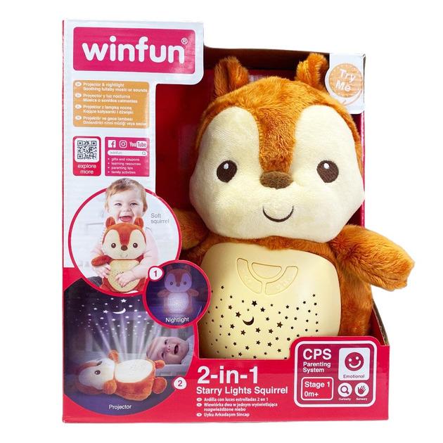 Мягкая игрушка-ночник WinFun 0824-NL Проектор звездного неба с музыкой - фото 2 Мягкая игрушка-ночник WinFun 0824-NL Проектор звездного неба с музыкой - фото 2
