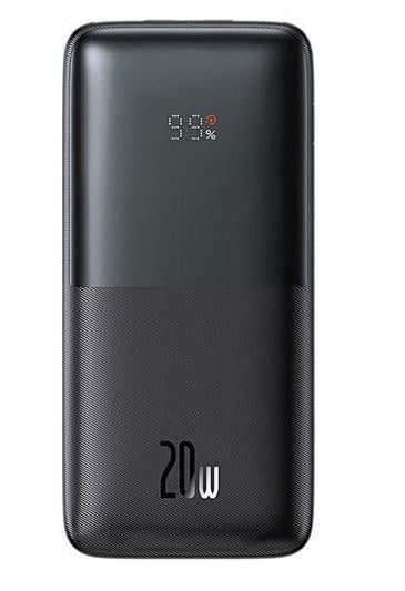 Павербанк BASEUS Power Pro Digital Fast Charging 10000 mAh 20 W з кабелем USB до Type-C 3A 0,3 м Black (PPBD040101)