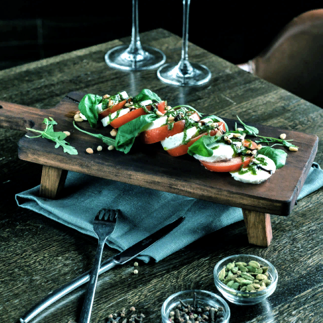 Підставка сервірувальна фуршетна з дерева Готера Мокко (ПСФ-001010)