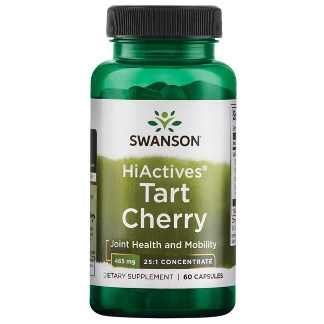 Натуральная добавка Swanson Hiactives Tart Cherry 465 мг 60 капс. (8064) Натуральная добавка Swanson Hiactives Tart Cherry 465 мг 60 капс. (8064)
