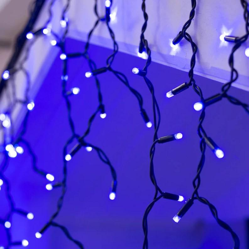 Вулична гірлянда Бахрома дощ 4х0.7 м 144 LED Синій