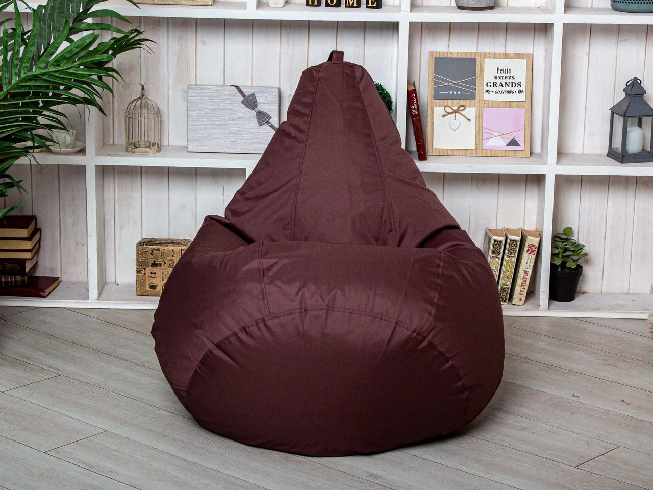 Крісло-мішок XLТемно-бордовий (1644850862)