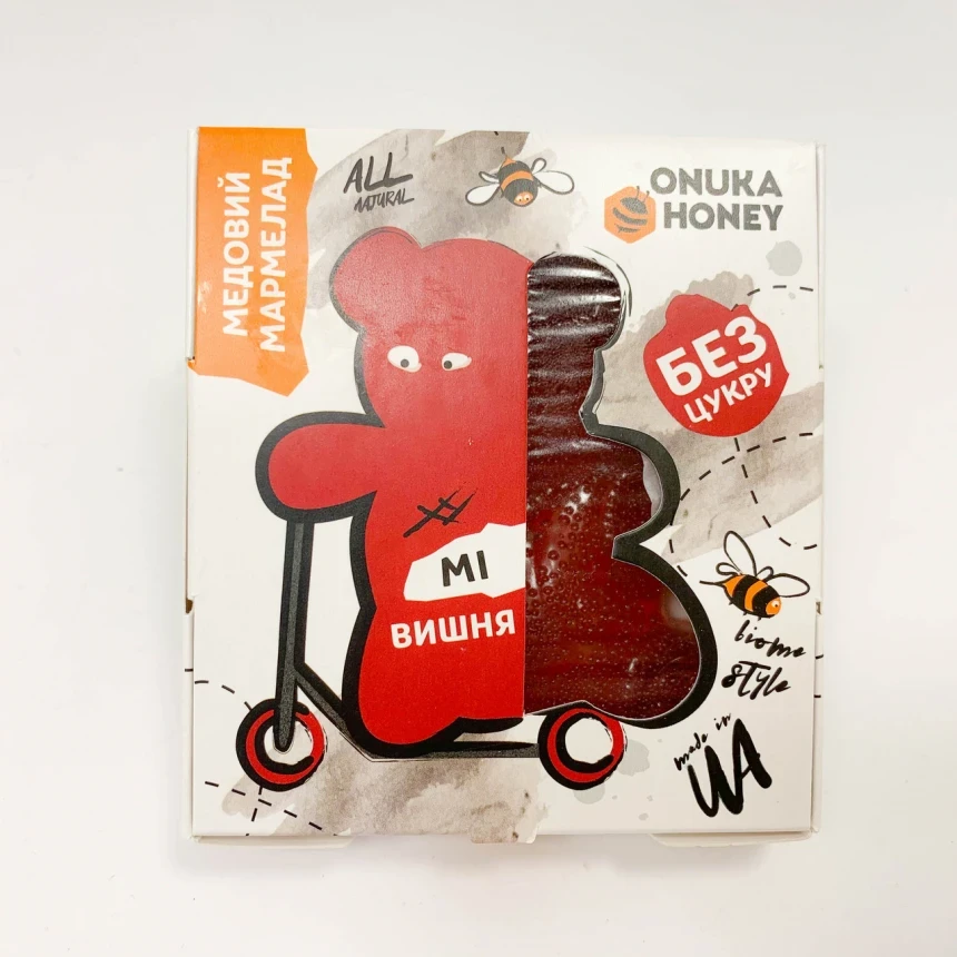 Мармелад медовый Onuka Honey вишня 100 г (2537729641)