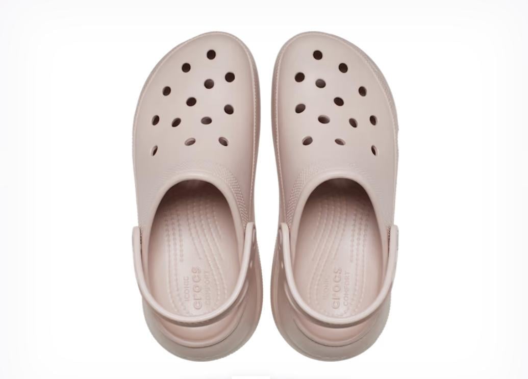 Сабо женские Crocs Crush Shimmer Clog M9W11 р. 42 27,5 см Pink Clay (208591) - фото 4