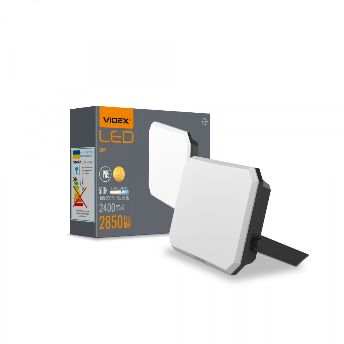 LED-прожектор Videx F3 30W 5000K 220V Black (VLE-F3-0305B) LED-прожектор Videx F3 30W 5000K 220V Black (VLE-F3-0305B)