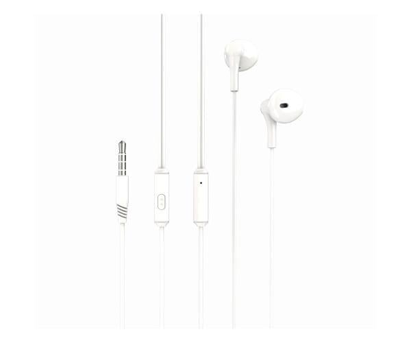 Наушники проводные с микрофоном XO EP39 Mini Jack 3,5 мм White Наушники проводные с микрофоном XO EP39 Mini Jack 3,5 мм White