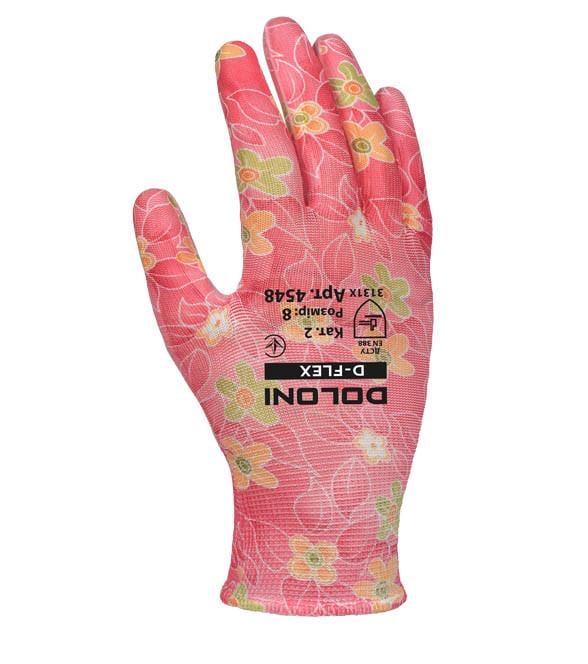 Рукавички робочі Doloni 4548 D-Flex трикотажні з поліуретановим покриттям р. 8 (000001182)