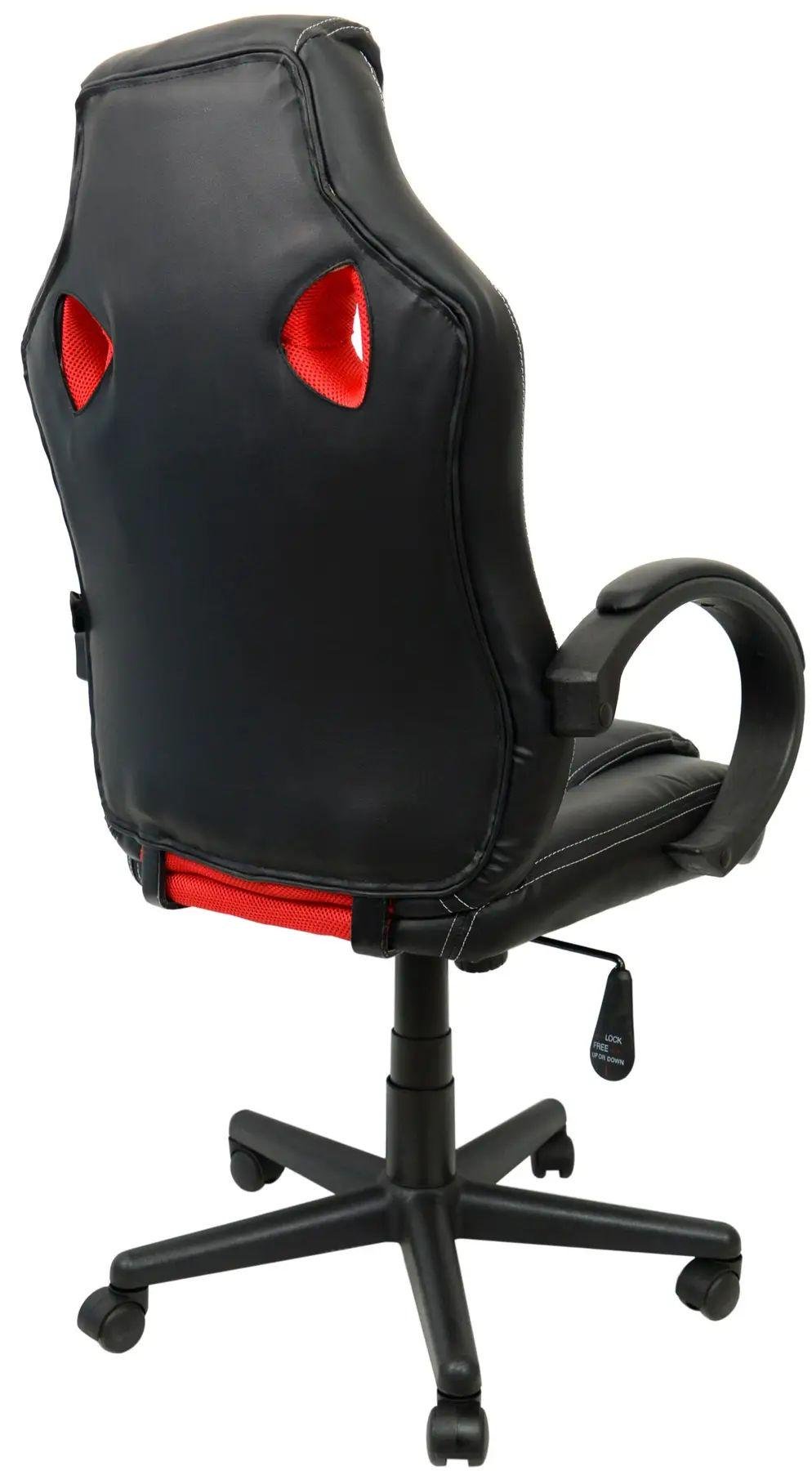 Кресло геймерское Bonro B603 до 120 кг Красный/Черный (SI-B603R) - фото 6