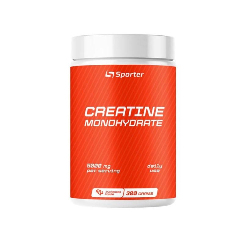 Креатин моногідрат Sporter Creatine Monohydrate 300 g /60 servings/ Unflavored