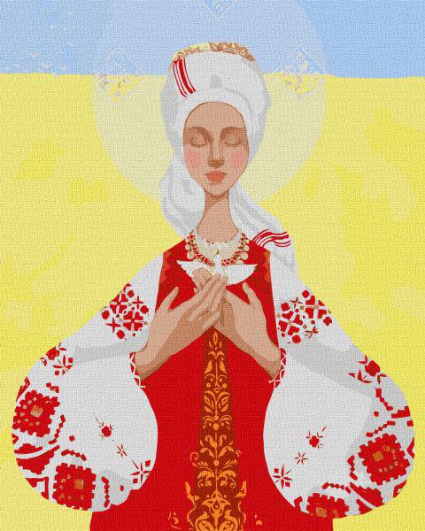 Картина по номерам Идейка Мать Украина 40x50 см (KHO4910)