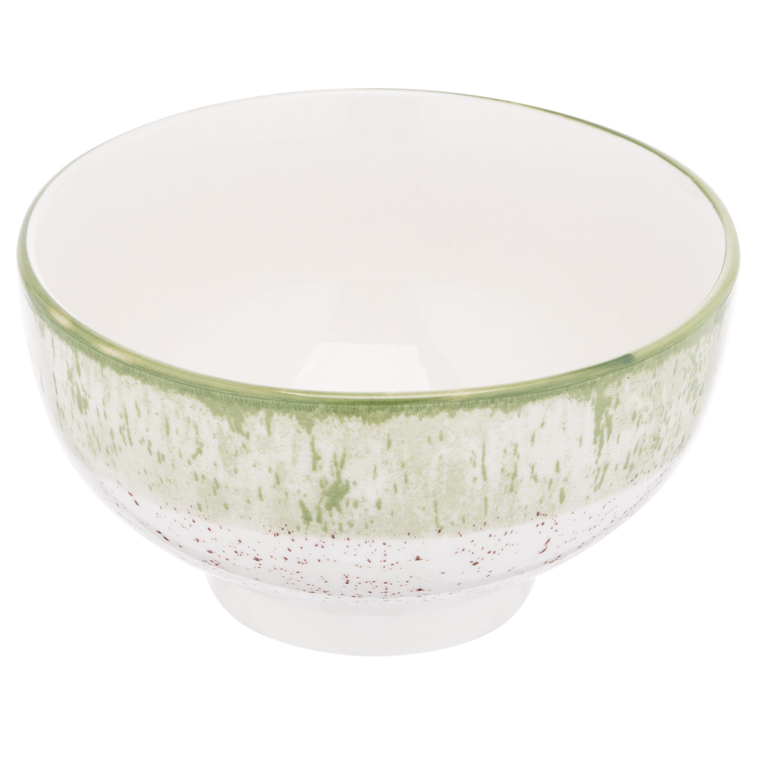 Столовый сервиз Ardesto Siena 5 предметов 1 персона фарфор Бело-зеленый - фото 8 Столовый сервиз Ardesto Siena 5 предметов 1 персона фарфор Бело-зеленый - фото 8