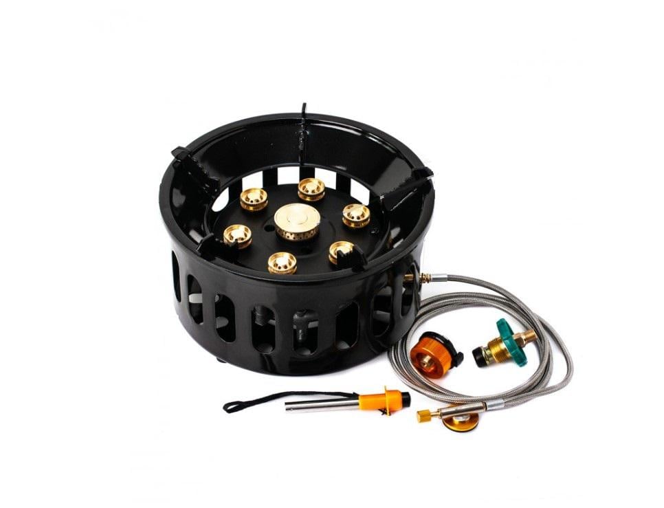 Газовая горелка чугунная настольная 15 кВт 23х14 см