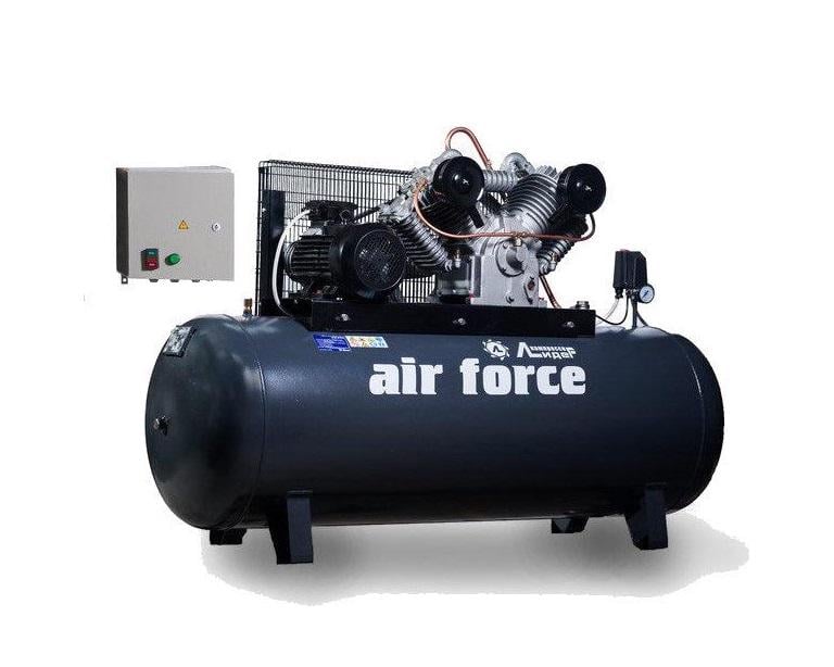 Поршневий компресор Лідер ВКП W 1100-10-500HD з пультом управління 1100 л/хв 7.5 кВт