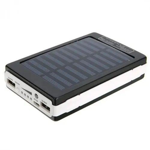 Повербанк Metal Led Solar 20000 mah с солнечной панелью и фонариком с зарядкой до 2 устройств 155х74х22 мм (opt-20624) Повербанк Metal Led Solar 20000 mah с солнечной панелью и фонариком с зарядкой до 2 устройств 155х74х22 мм (opt-20624)