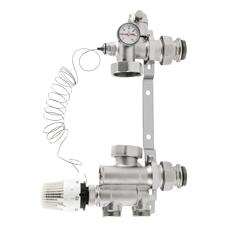 Смесительный узел KOER KR.1022 для коллекторов с нижним подключением без насоса 1" (KR2841) Смесительный узел KOER KR.1022 для коллекторов с нижним подключением без насоса 1" (KR2841)