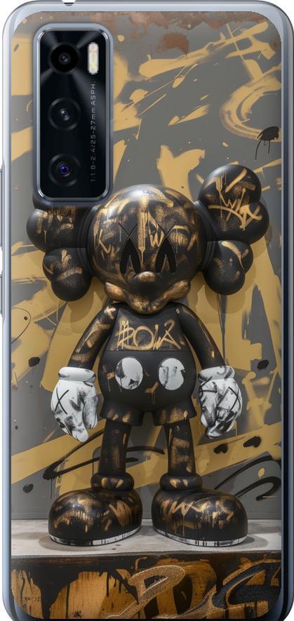 Чехол на Vivo V20 SE Bronze kaws (6097u-2128-42517)