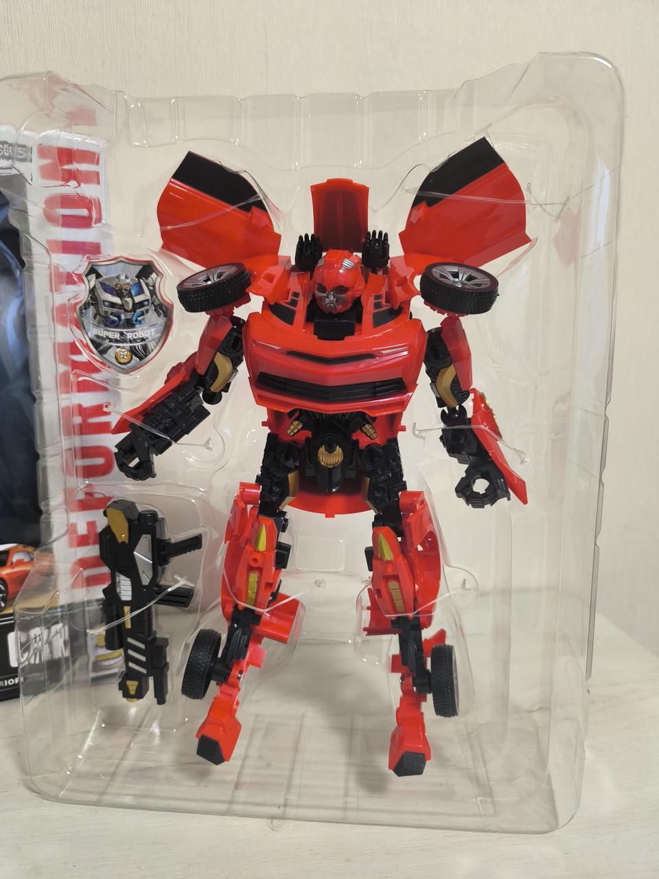 Трансформер Бамблбі Автобот 30 см Червоний - фото 5 Трансформер Бамблбі Автобот 30 см Червоний - фото 5