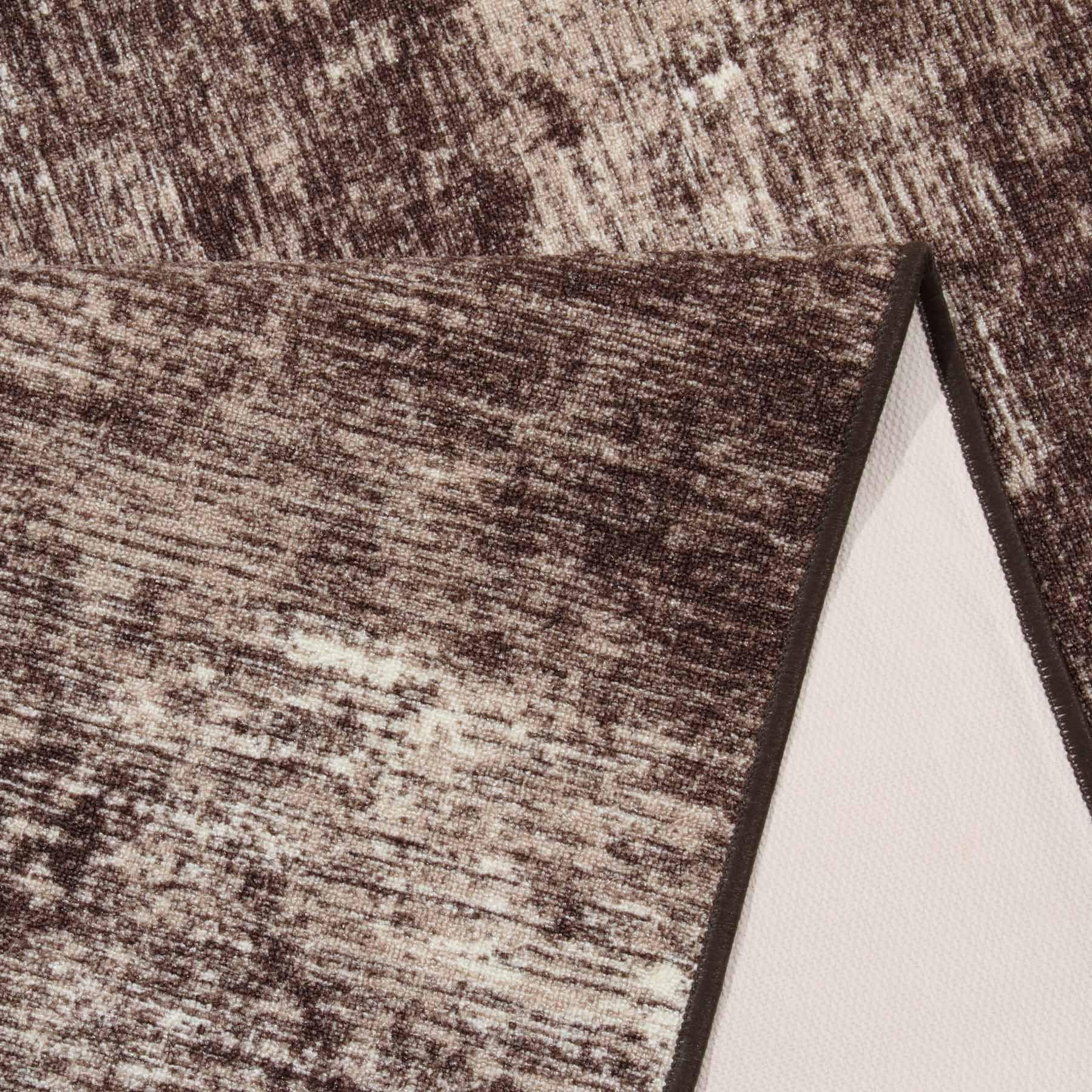 Ковер безворсовый на резиновой основе DAKARIA Ratio PrintGel Run 1023vl39-p5 2x2 м Коричневый (00-00015078) - фото 6 Ковер безворсовый на резиновой основе DAKARIA Ratio PrintGel Run 1023vl39-p5 2x2 м Коричневый (00-00015078) - фото 6