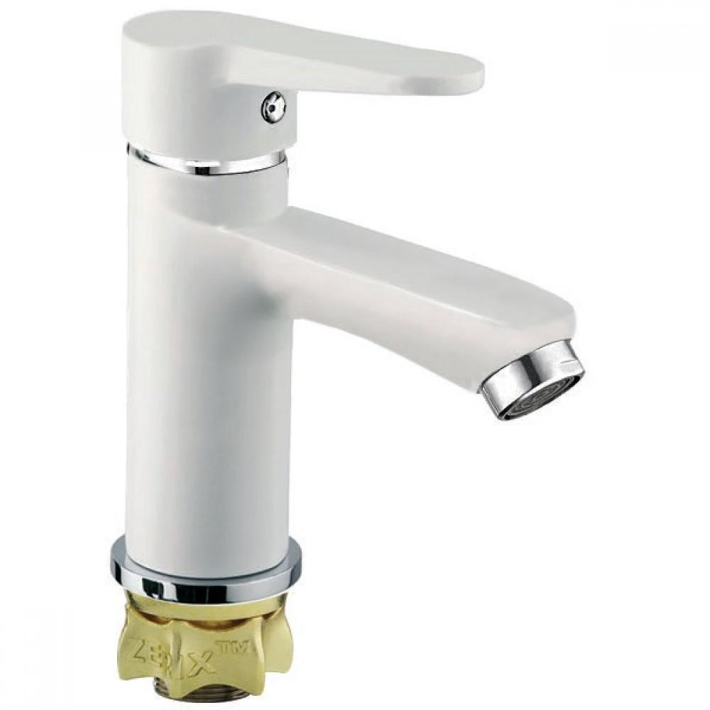 Змішувач для умивальника Zerix PUD1 045  White (43302)