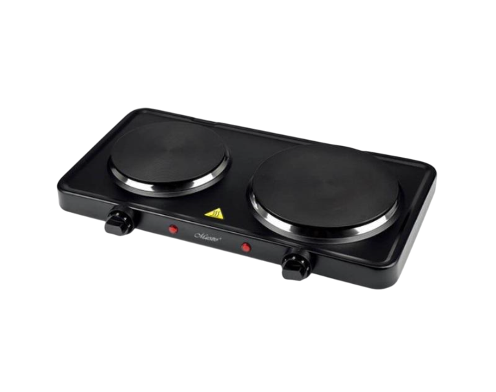 Настольная электроплита Maestro 2-мя разными по диаметру конфорками 2500 Вт