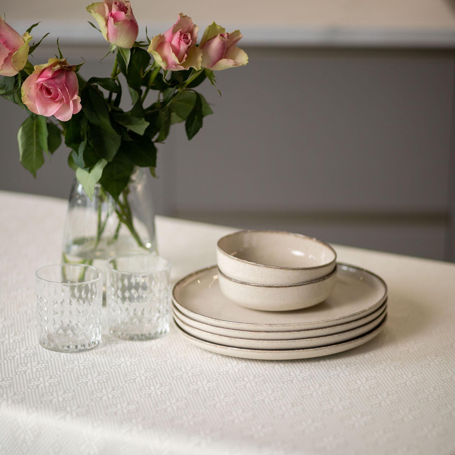 Скатерть Едельвіка Айвенго 2,40x1,40 м Молочный (369-23/00milk) - фото 3 Скатерть Едельвіка Айвенго 2,40x1,40 м Молочный (369-23/00milk) - фото 3