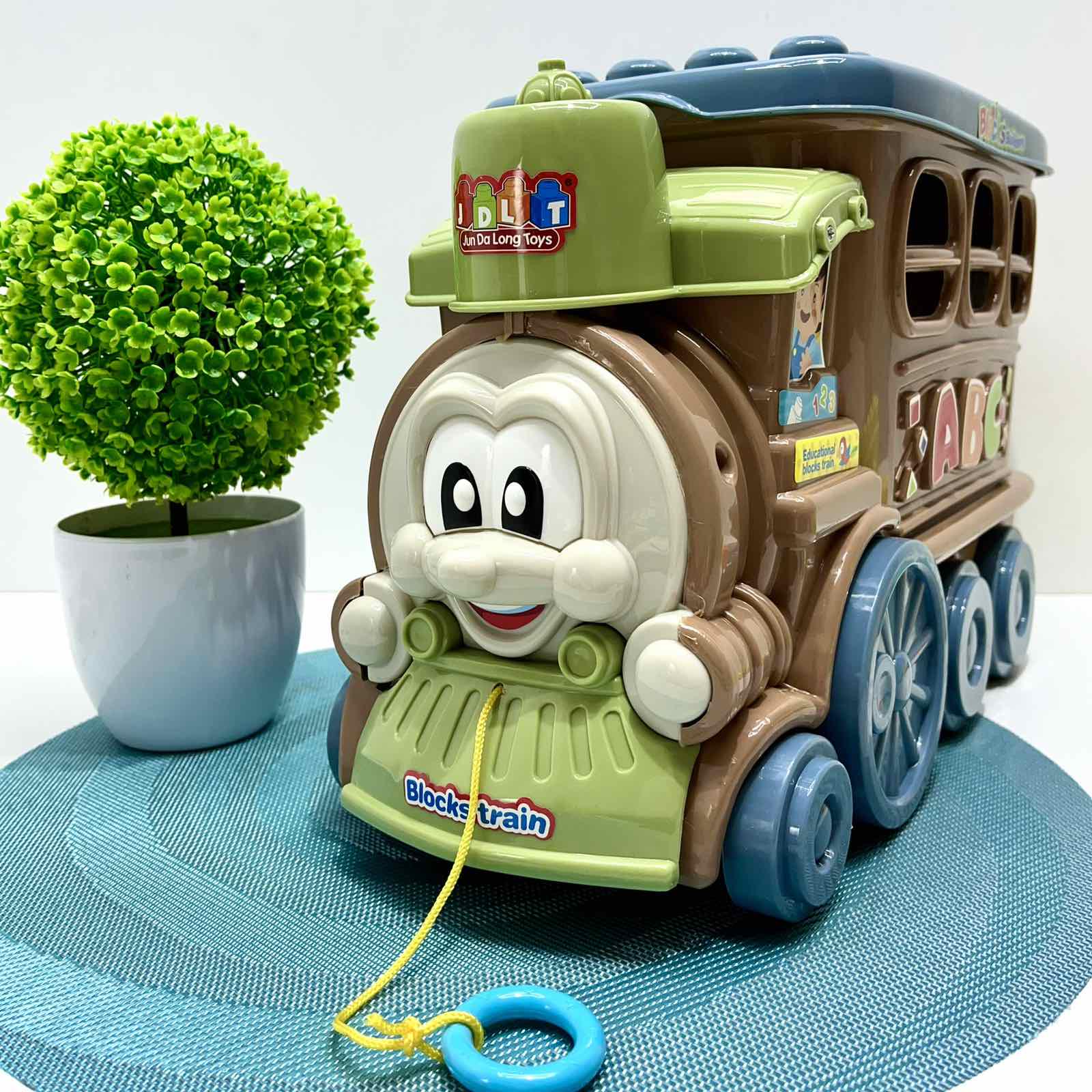 Конструктор JDLT Поезд-каталка 22 дет. (6060) - фото 6 Конструктор JDLT Поезд-каталка 22 дет. (6060) - фото 6