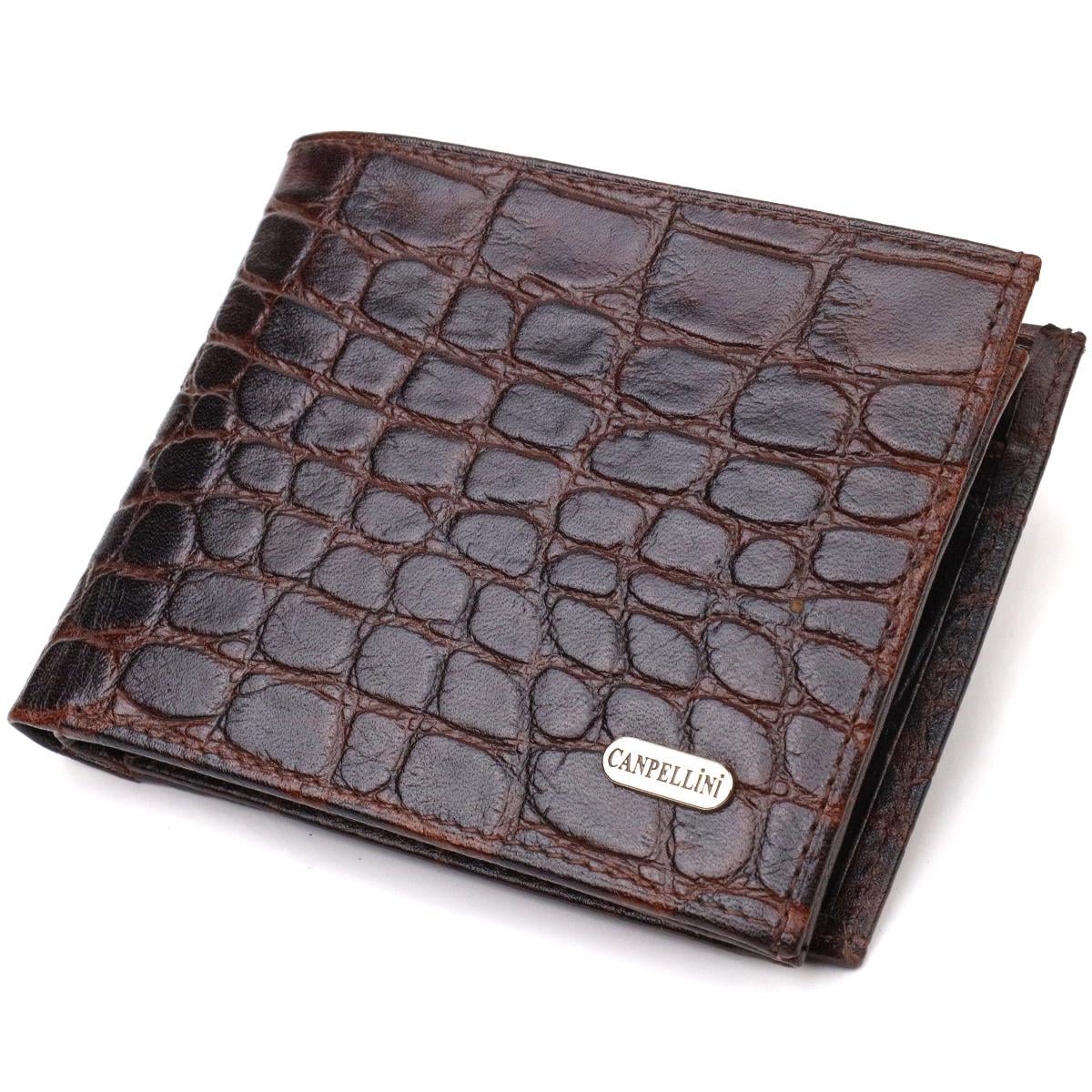 Кошелек мужской кожаный Canpellini 21865 Коричневый (55644)