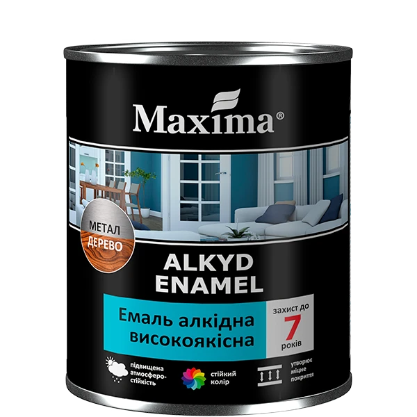 Эмаль Maxima алкидная высококачественная 2,3 кг Синий (2792904941)