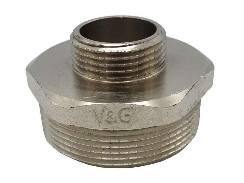 Ниппель редукционный Valogin 1 1/2''х1'' НН (VG-203312)