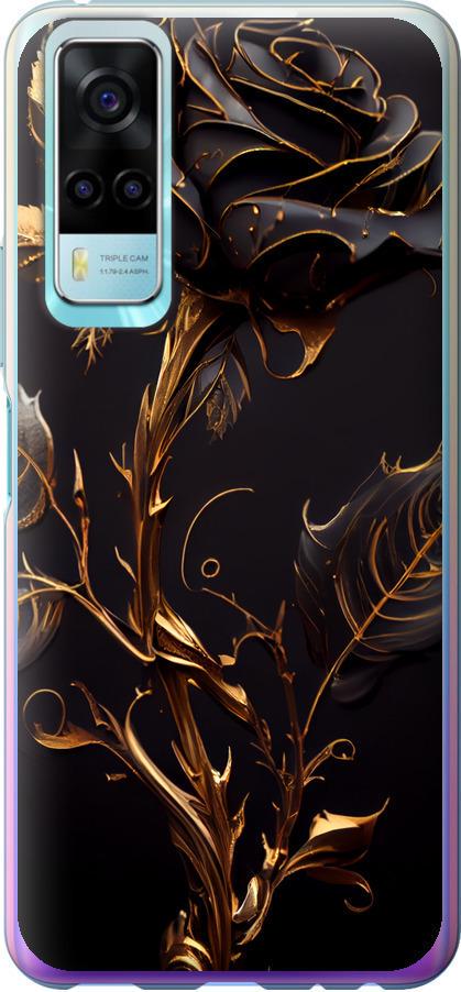 Чехол на Vivo Y53s Роза 3 (5552u-2438-42517)