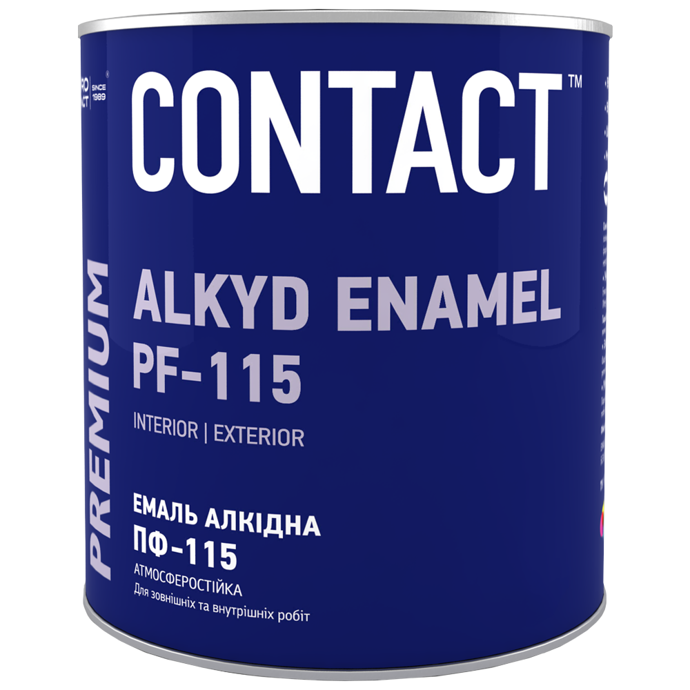 Эмаль алкидная ПФ-115 Днепр-Контакт 0,9 кг Фиолетовый (2459550679)