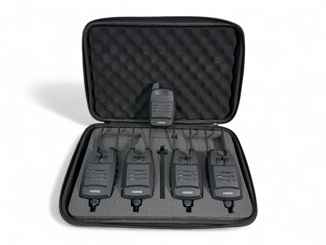 Карповые сигнализаторы поклевки Hirisi Carp PRO Torus набор 4/1 (B1228-4)