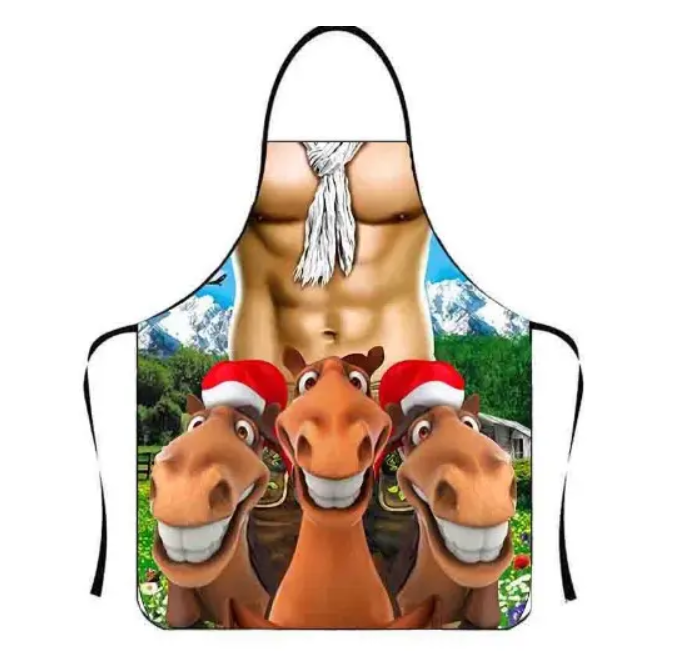 Фартук с приколом Верблюды 75х60 см (49964)