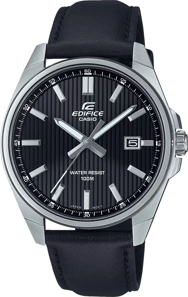 Наручные часы мужские Casio Edifice EFV-150L-1AVUEF со стальным корпусом/водозащитой 100 м Черный (3100234277)