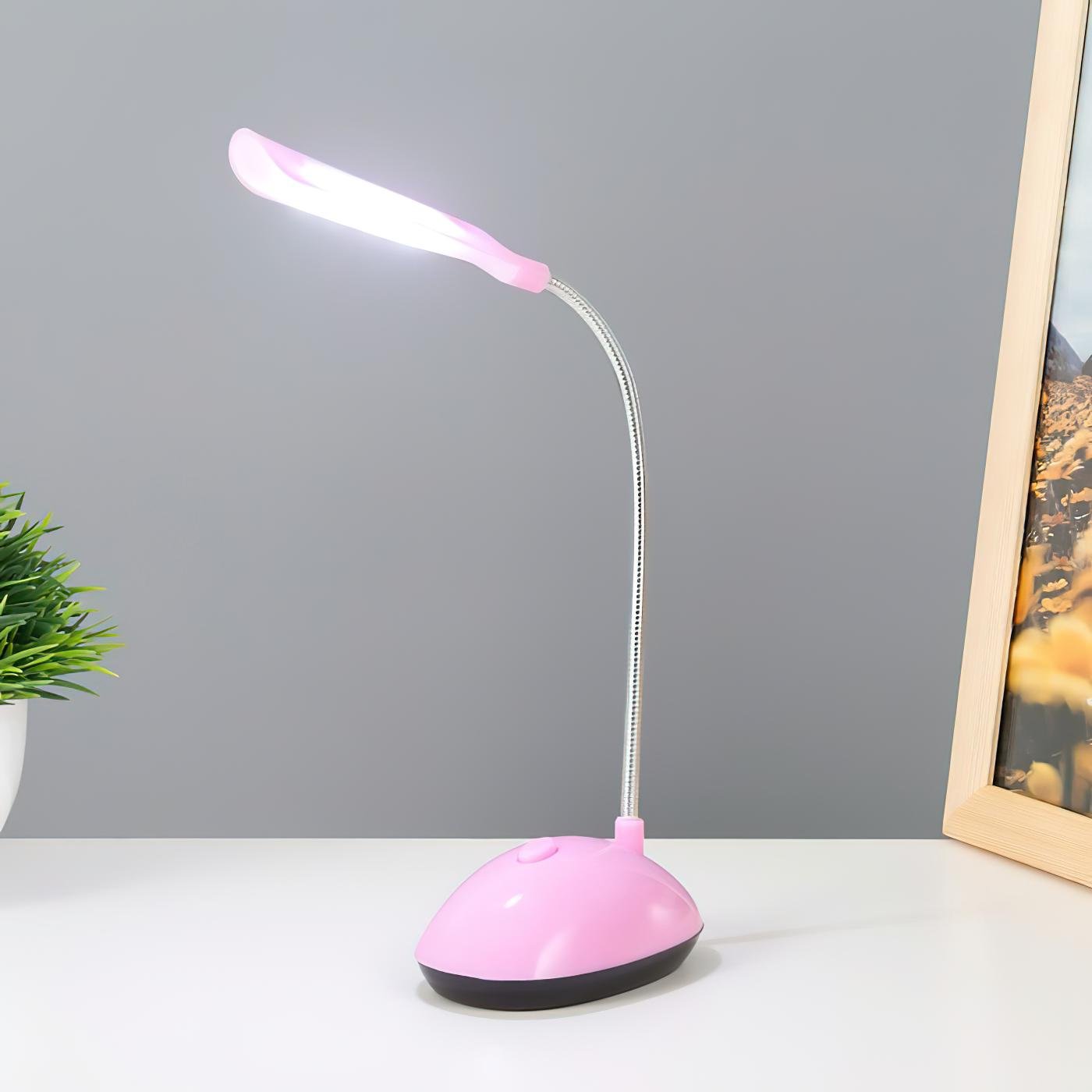 Лампа настольная светодиодная LED Desk Light X-7188 Розовый (1010068-Pink) - фото 7